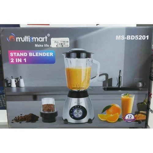 Blender Électrique 2En1 1.5L Multismart MS-BD5201