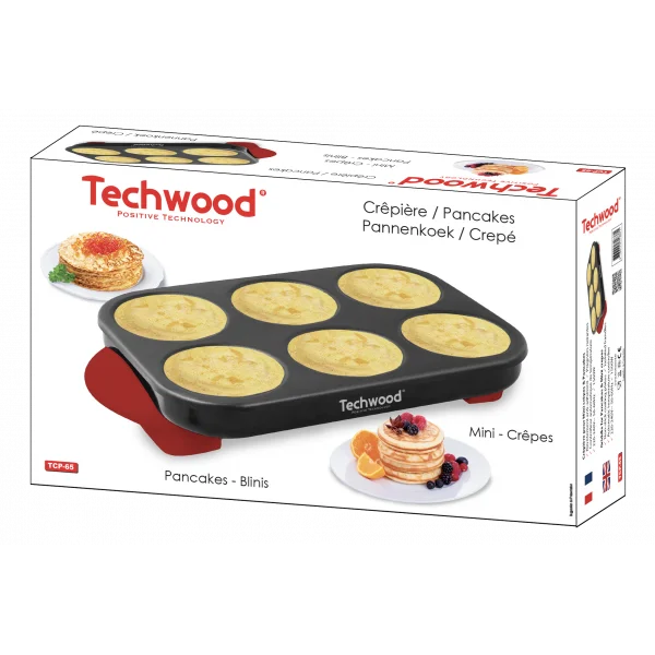 Mini Crêpière Techwood Tcp-65