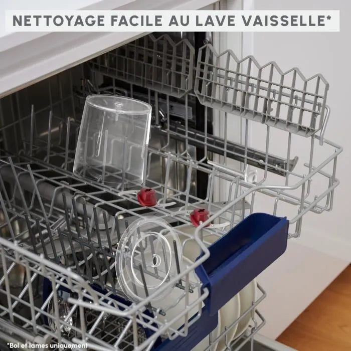 Hachoir Électrique 3En1 500mL 500W Multi Moulinette Moulinex AT714G32
