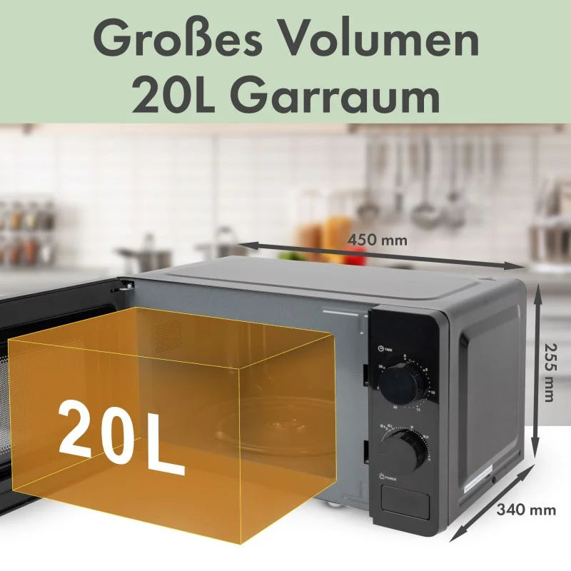 Micro-onde 20L 1150W Bomann MW 6014 CB Noir