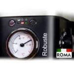 Machine à café a Bras inox 15 bar 1100W 1.2L Café Poudre Robuste Roma