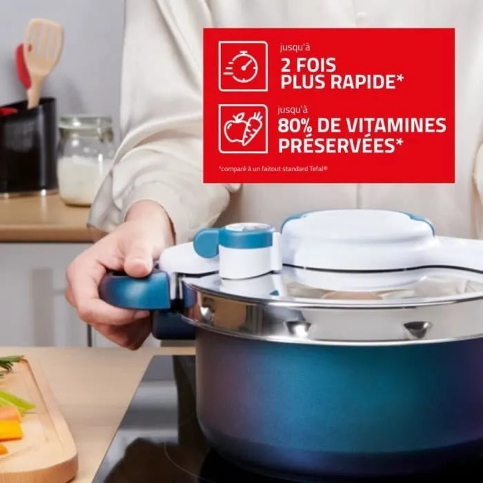 Cocotte Clipso Minute DUO 5L Seb P4705100