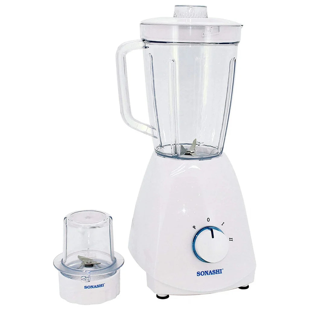 Blender Électrique 2en1 400W Avec 4 Vitesses Blanc SONASHI SB-161