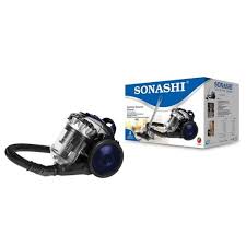 Aspirateur 3L 2000W Noir et Bleu Sonashi SVC-9028C