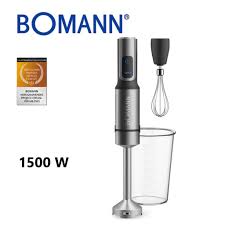 Bras Mixeur inox 2En1 – 1500 W – 4 Lames Bomann SM 6128 CB