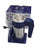 Batteur inox avec support 450W Bleu Multismart