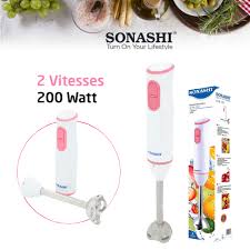Bras Mixeur Inox 200W Rose Sonashi SHB-182