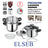 Cocotte Elseb 9 pcs 4L + 6L – inox 18 / 10