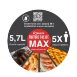 Airfryer – 5.7 Litres – 1700W – Tactile AF6 Robuste