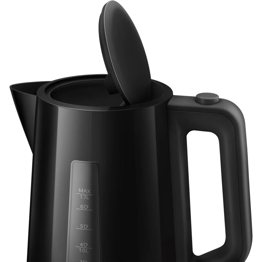 Bouilloire Électrique Sans Fil 1.7L 2200W Philips HD9318 Noir